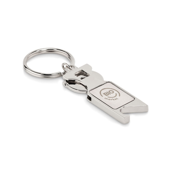 Portachiavi con gettone euro - 4