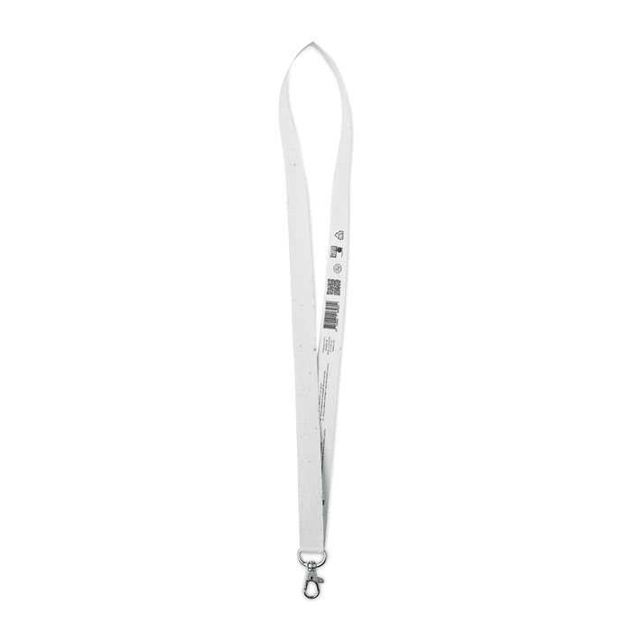 Lanyard in carta, con gancio - 2