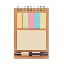 Blocco notes con penna e fogli - 4
