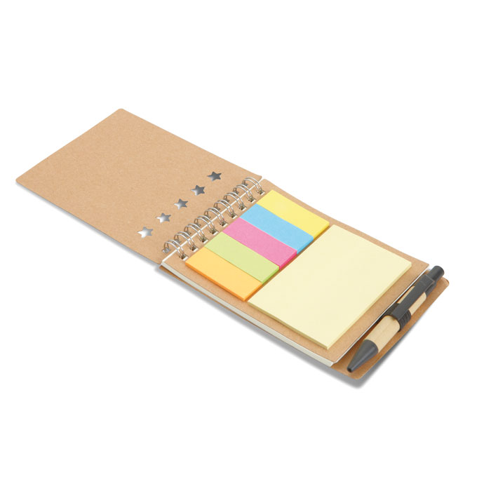 Blocco notes con penna e fogli - 5