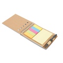 Blocco notes con penna e fogli - 5
