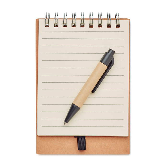 Blocco notes con penna e fogli - 6