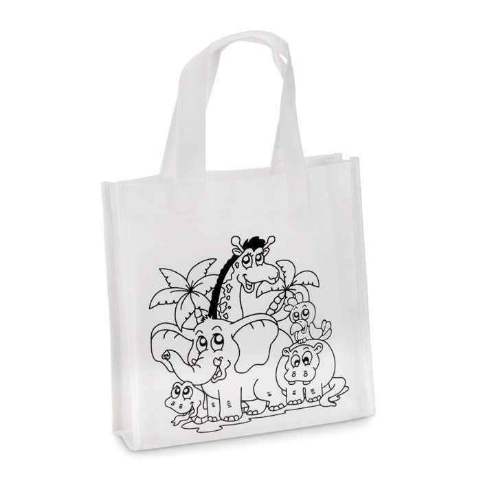Mini borsa shopper da colorare - 2