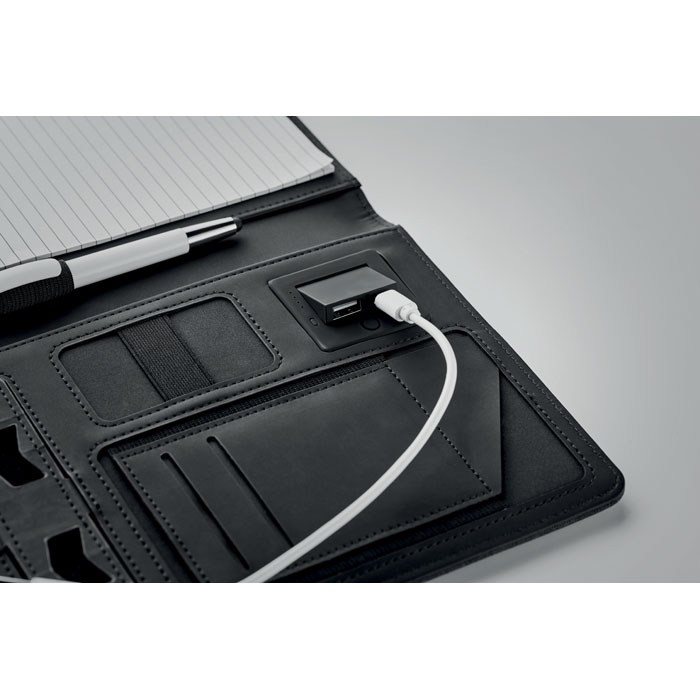 Porta blocco A5 con powerbank - 5