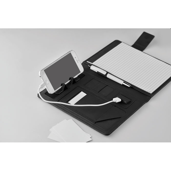 Porta blocco A5 con powerbank - 7