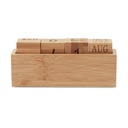 Calendario in bamboo - 2