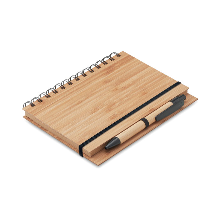 Notebook in bamboo con penna - 2