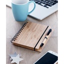 Notebook in bamboo con penna - 4