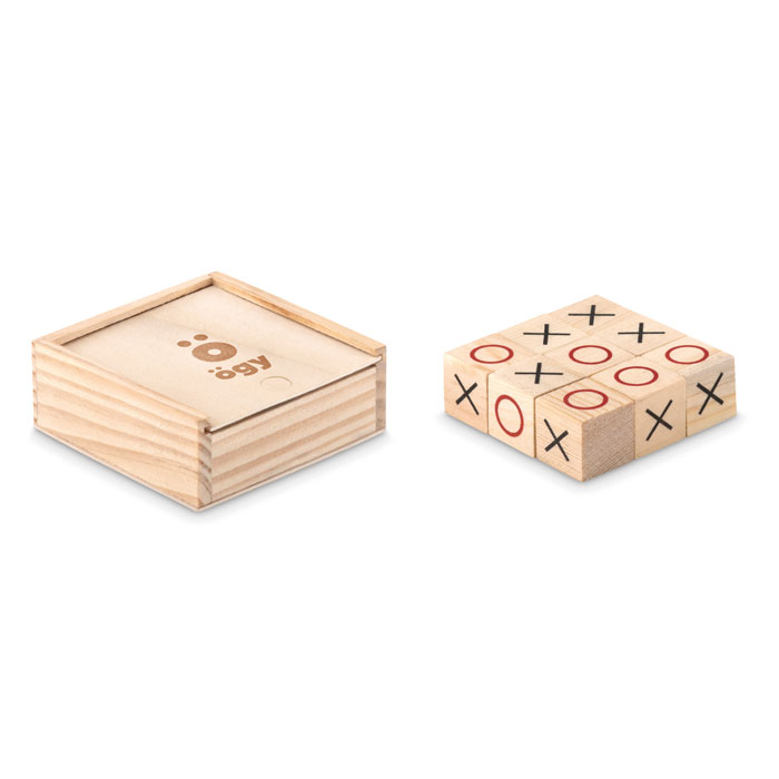 Gioco del tris in legno - 4