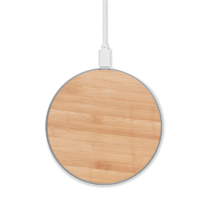 Caricatore wireless in bamboo - 4