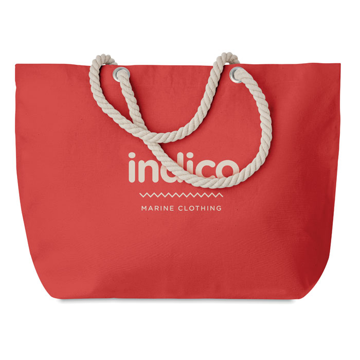 Borsa mare c/manici in corda - 4