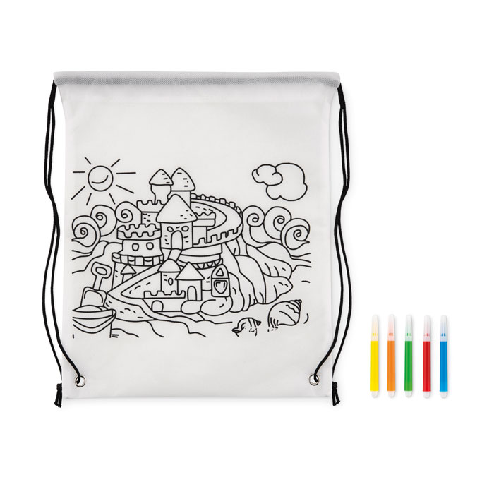 Sacca da colorare in non woven - 2