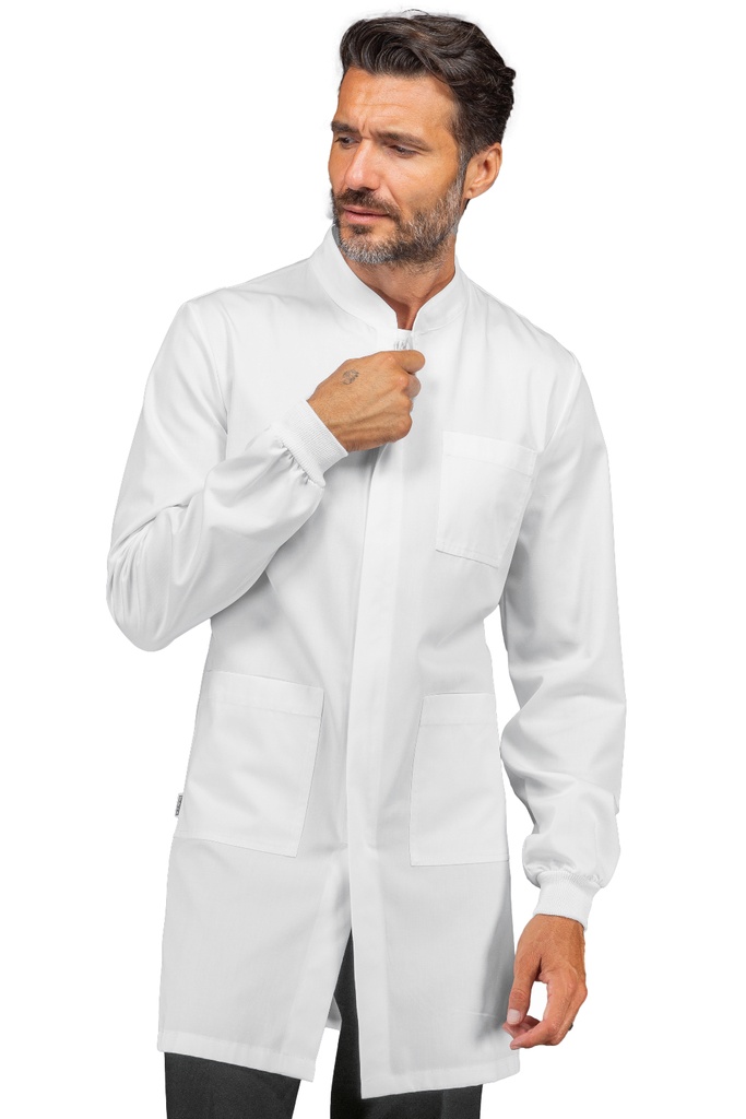 Camice Dover con cerniera- Isacco - Polso In Maglia - 65% Poliestere 35% Cotone
