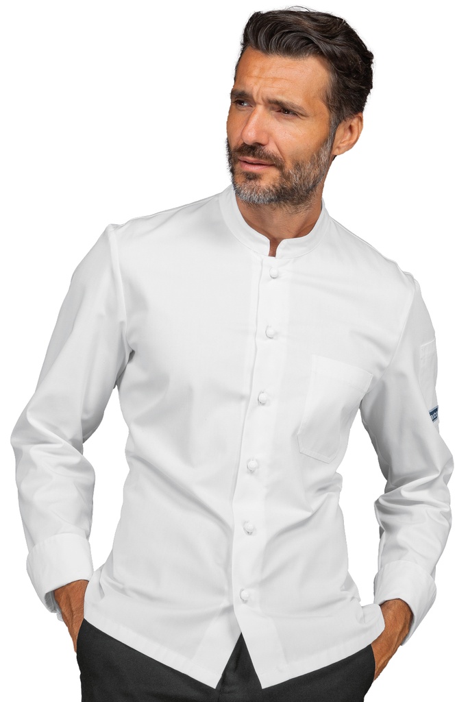 Giacca cuoco Koen - Manica Lunga - 65% Poliestere 35% Cotone
