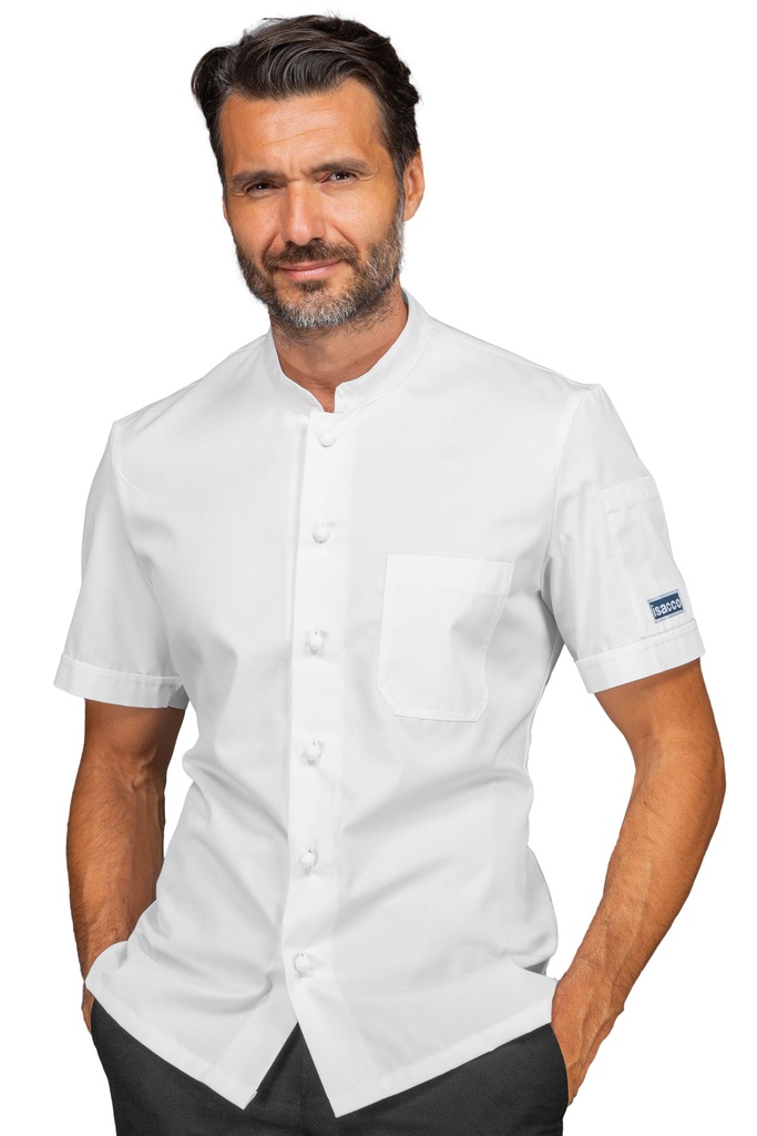 Giacca cuoco Koen - Mezza Manica - 65% Poliestere 35% Cotone
