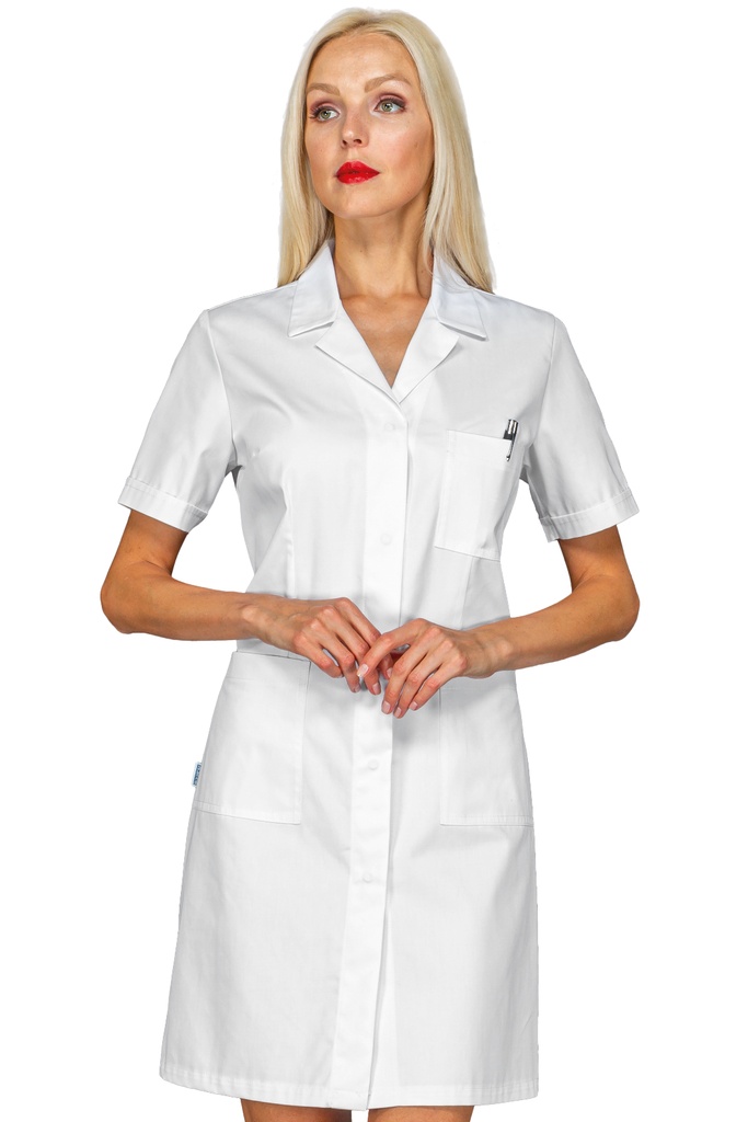 Camice Donna Singapore M/M Bianco - Mezza Manica - 100% Cotone