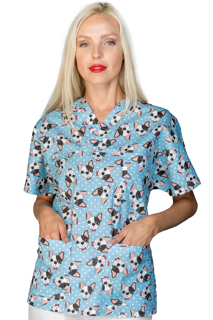 Casacca Collo a V - 100% Cotone