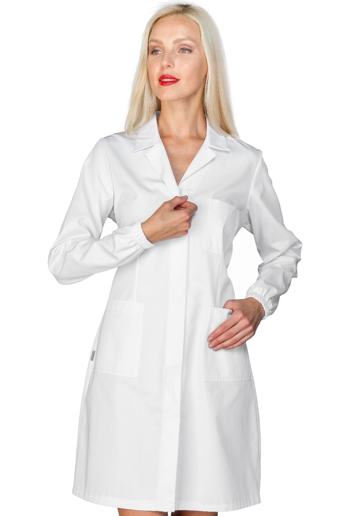 Camice Singapore con zip - Manica Lunga - 65% Poliestere 35% Cotone