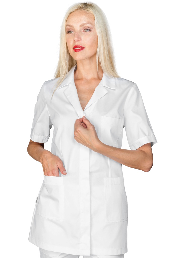 Casacca Atene zip - Mezza Manica - 65% Poliestere 35% Cotone