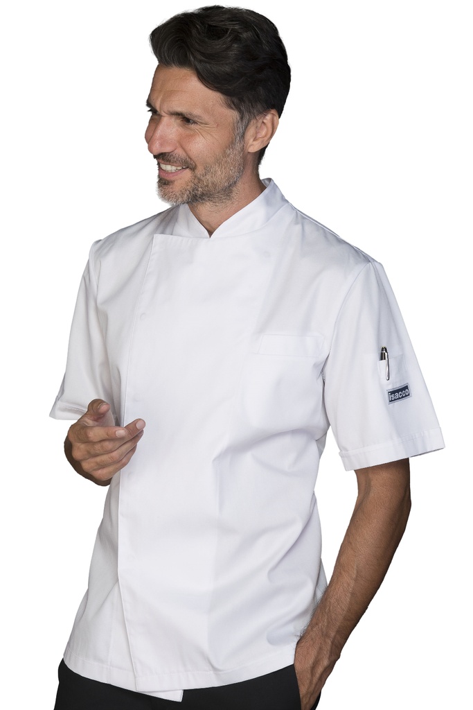 Giacca Cuoco Helsinki - Mezza Manica - 65% Poliestere 35% Cotone