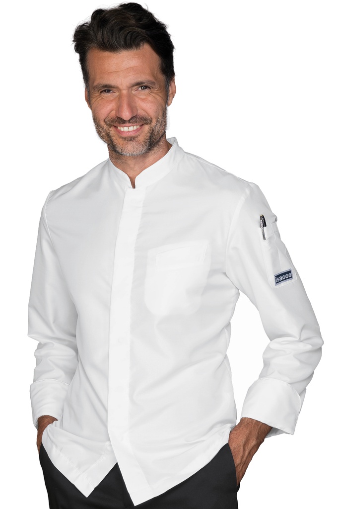 Giacca cuoco Bradford - Manica Lunga - 65% Poliestere 35% Cotone