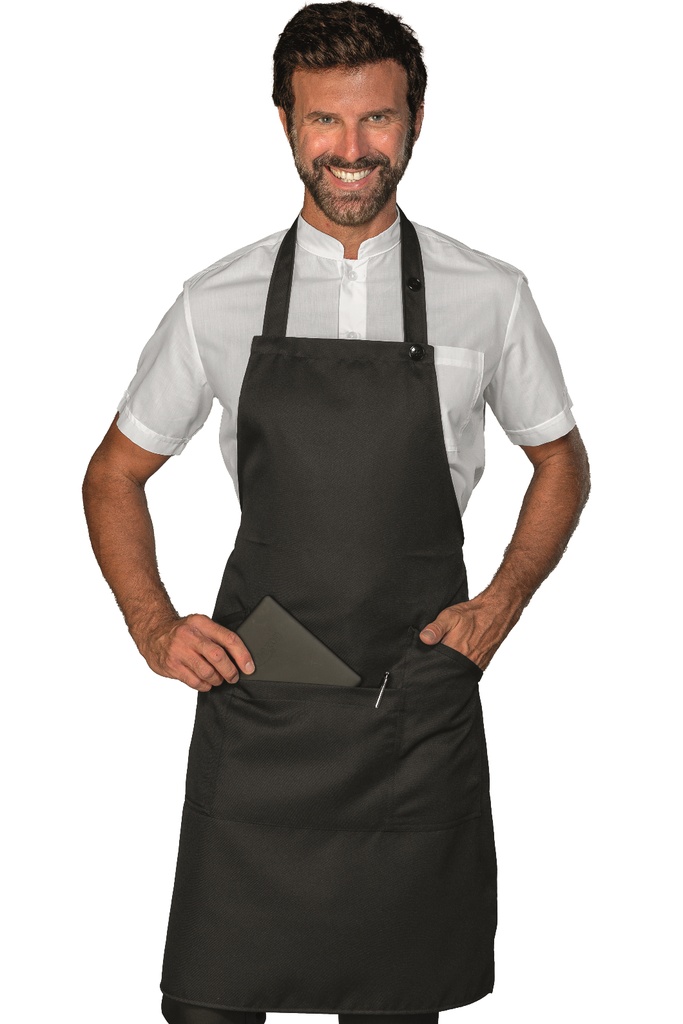 Grembiule Champagne con tasca centrale - 100% Poliestere