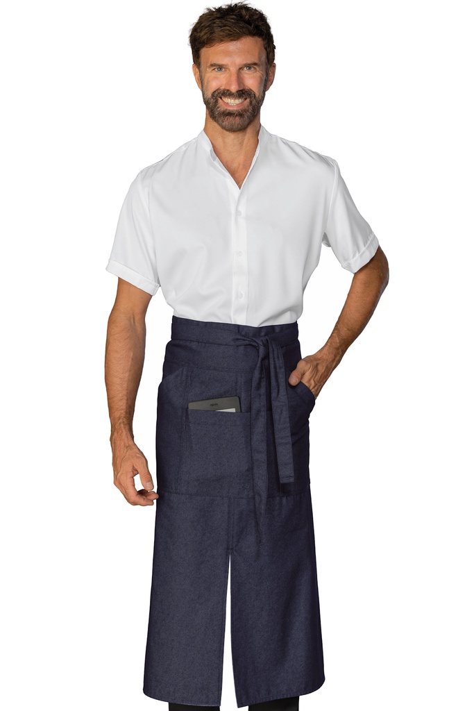 Grembiule Santiago Stone Denim - 65% Cotone 35% Poliestere
