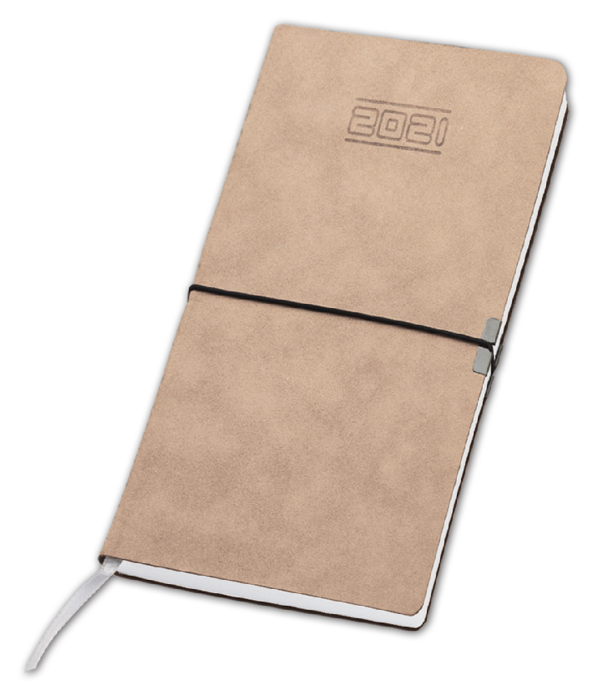 AGENDA SETT.LE COAG. CAMOSCIO C/ELASTICO 8X15