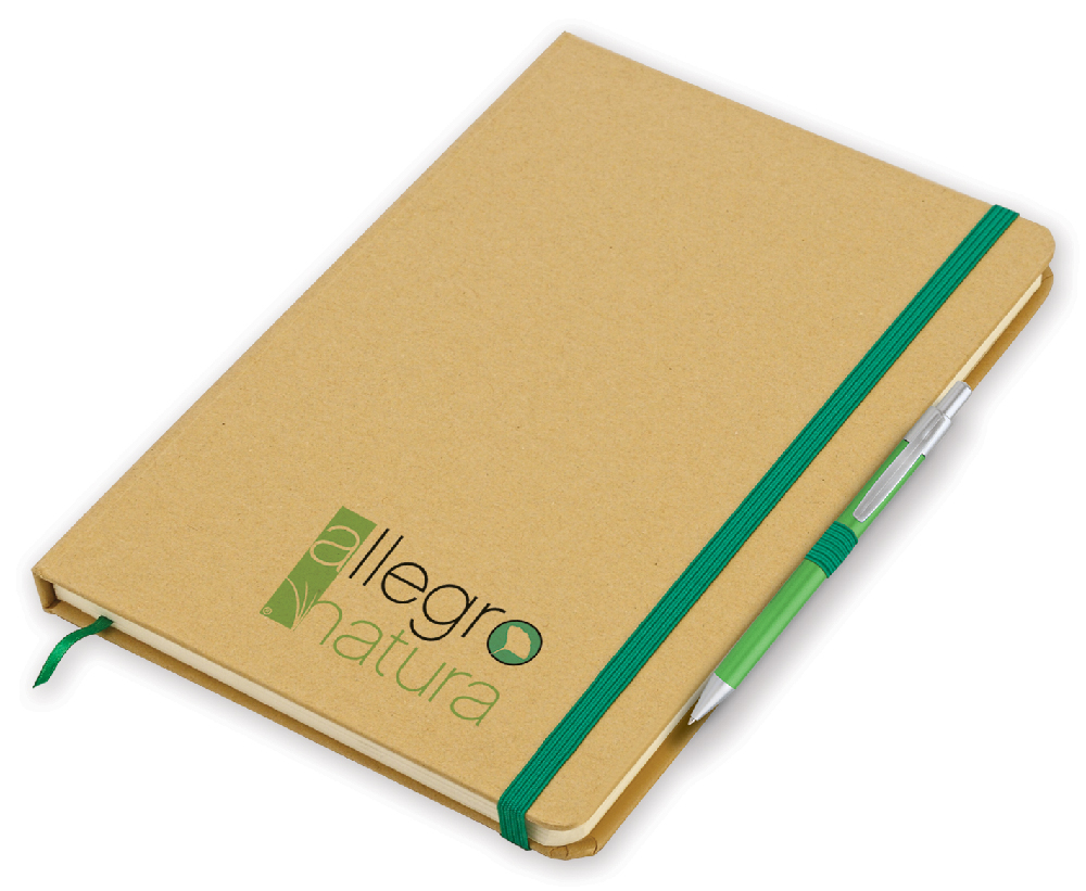 ECO-NOTES C/ELASTICO CART. NAT. F.TO 15X21