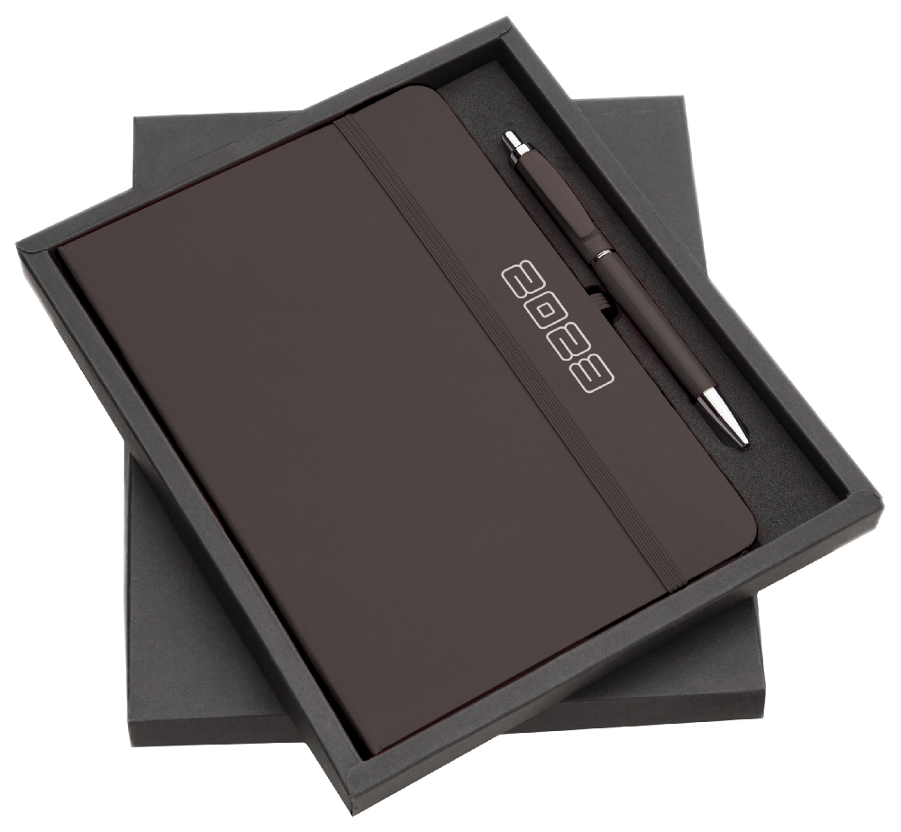 SET AGENDA C/ELASTICO F.TO 15X21 + PENNA IN ASTUCCIO