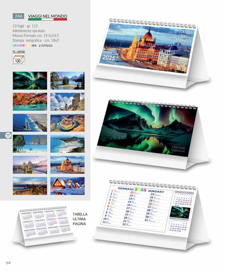 OLANDESE da TAVOLO"VIAGGI NEL MONDO"13Fg.F.to 19,5x14,5