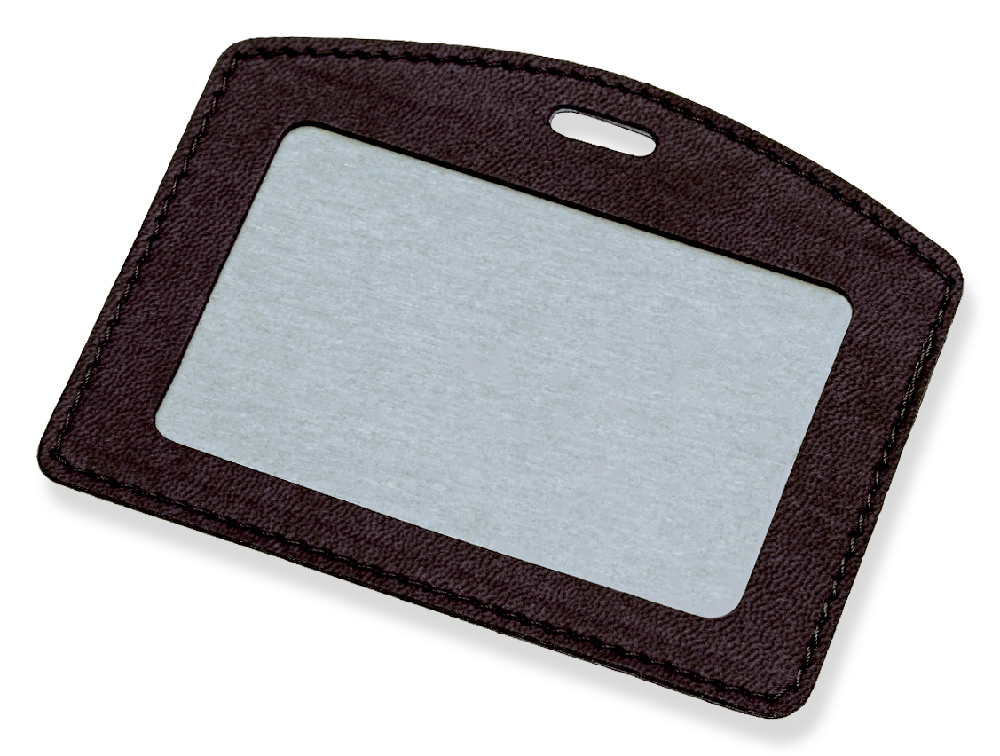 PORTABADGE CUCITO IN COAGULATO F.TO 10,7x8,3