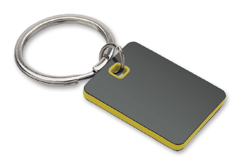 P/CHIAVI CLIP BLACK ALLUMINIO+METALC.