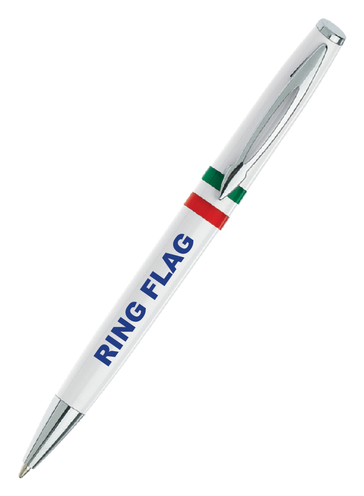 PENNA "RING FLAG" CLIP METALLO