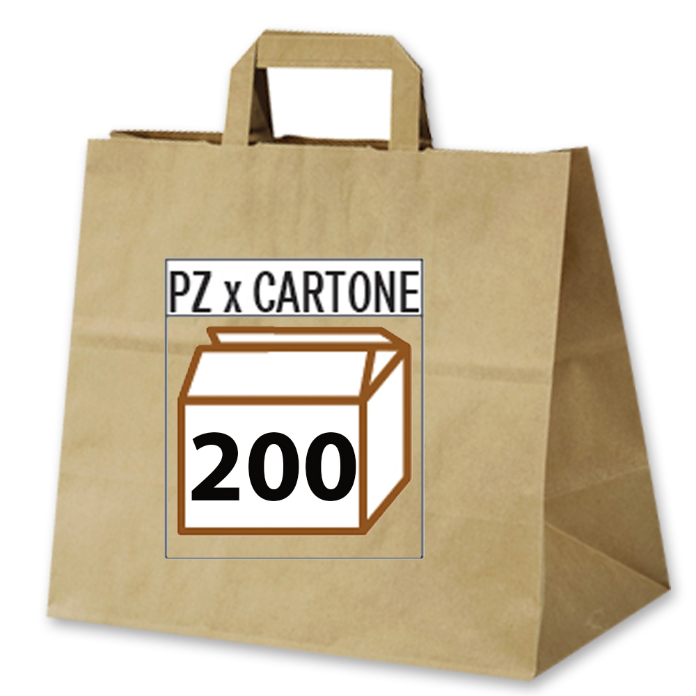 SHOPPER TAKE AWAY IN CARTA CM.32x22x32