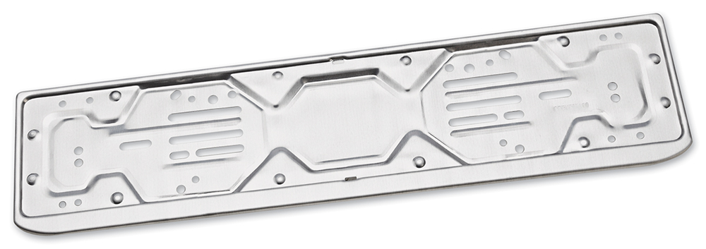 SUPPORTO CORNICE TARGA POSTERIORE ALLUMINIO