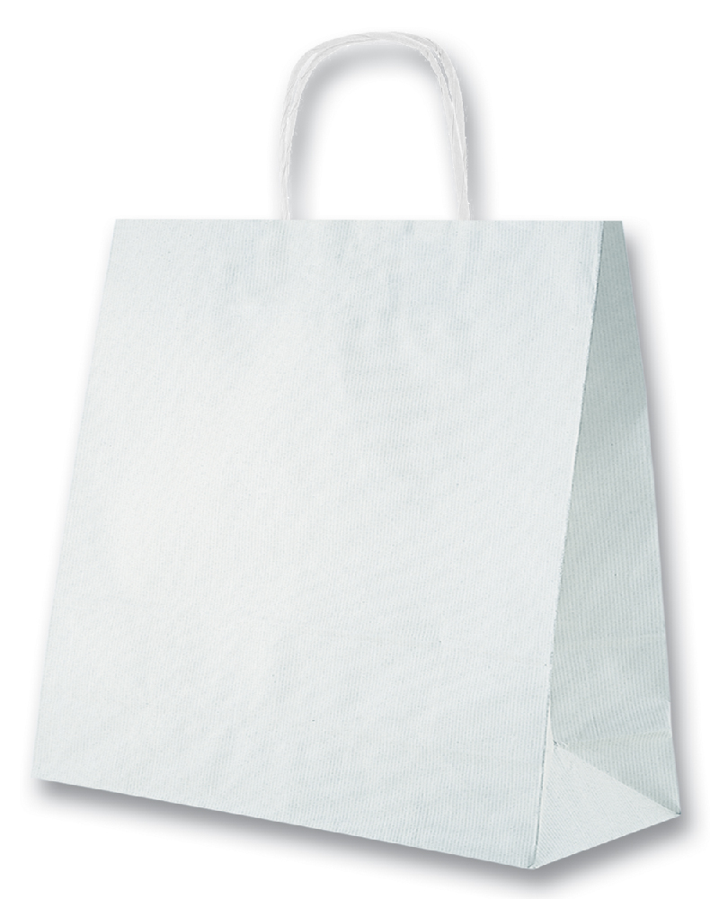 SHOPPER MANICA RITORTA IN CARTA KRAFT CM.45X16X49