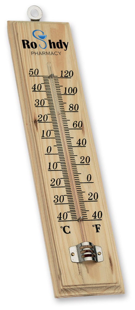 TERMOMETRO IN LEGNO AD ALCOOL