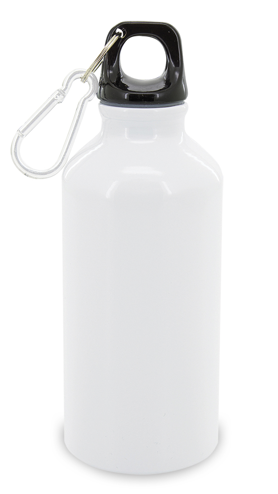 BORRACCIA PER STAMPA SUBLIMATICA 500ML C/MOSCHETTONE