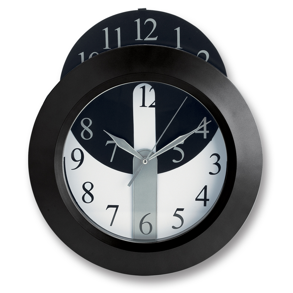 OROLOGIO DA MURO CIRC. 2 QUADRANTI