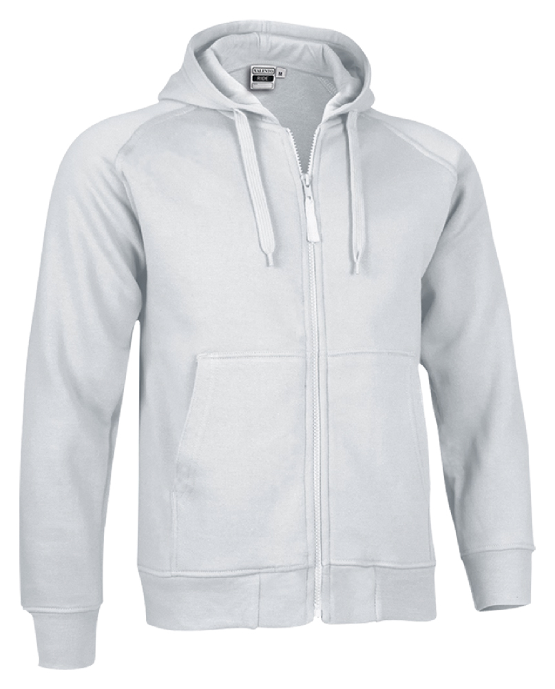 FELPA CON CAPPUCCIO E ZIP INTERA