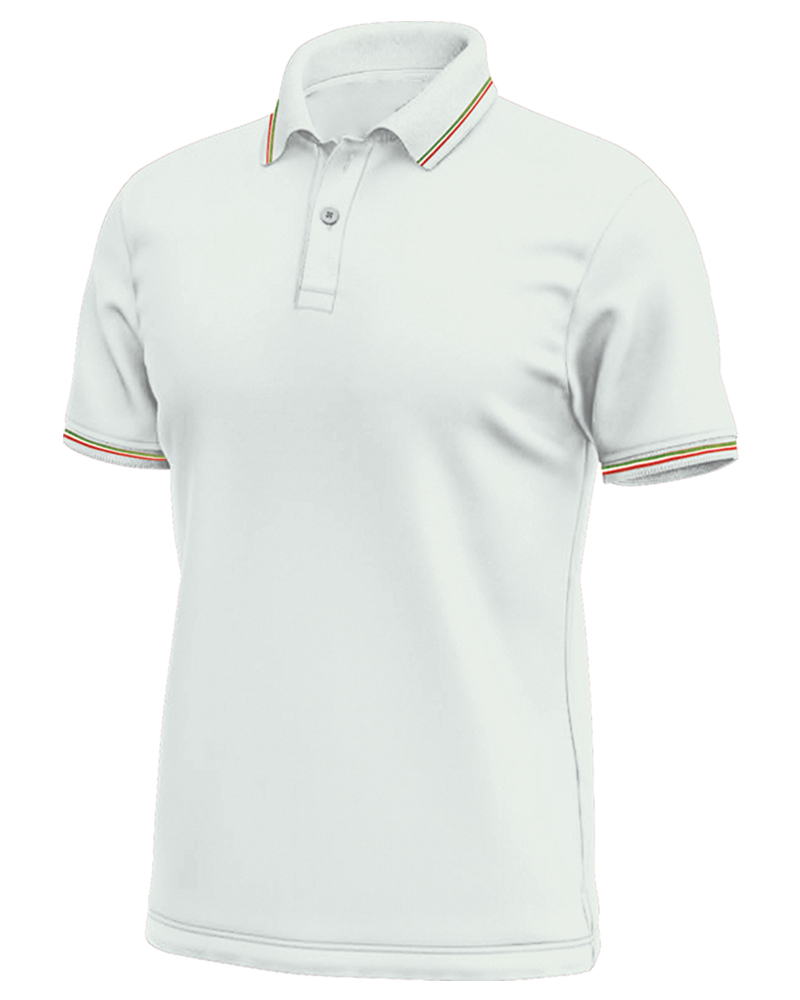 POLO PIQUE "TRICOLORE"SUBLIMATICA 2 BOTTONI