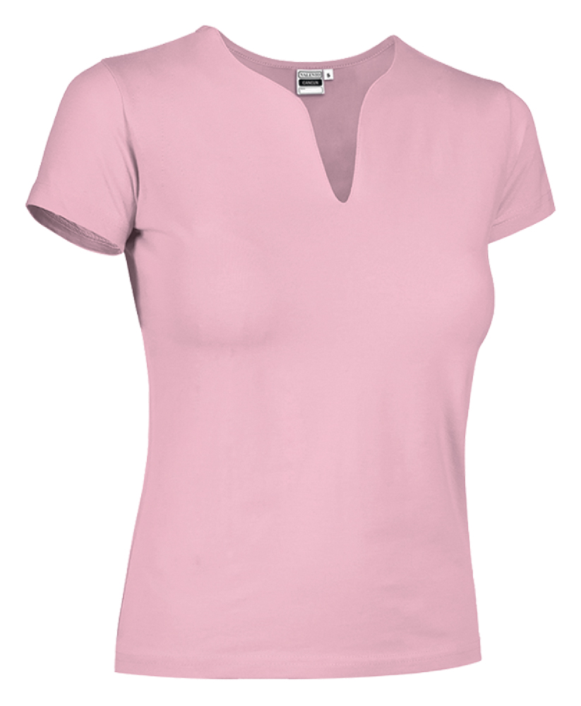 T-SHIRT LADY TROPICAL COTONE COLORATO 190GR