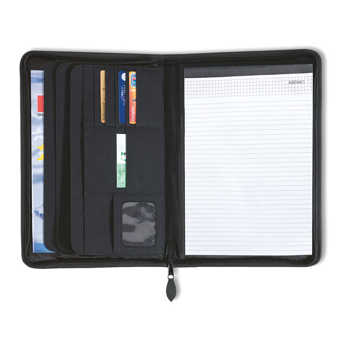 Portablocco A4 chiusura a zip