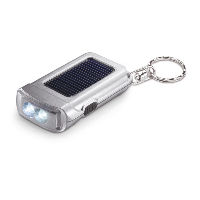 Portachiavi con torcia solare