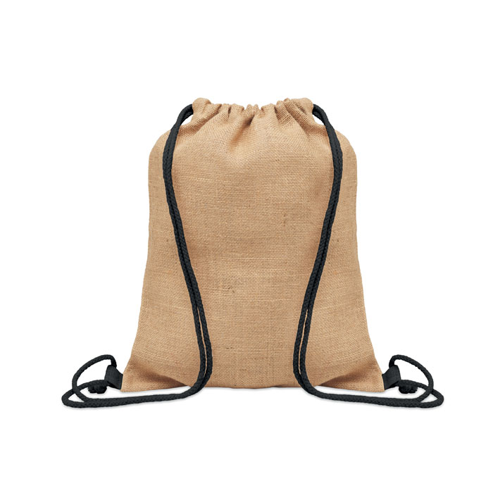 Borsa con coulisse in iuta