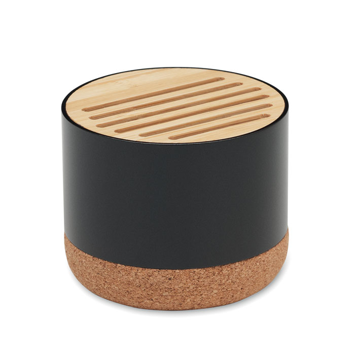 Speaker in sughero e alluminio