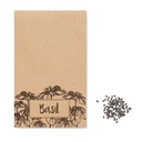 Semi di basilico in busta kraft