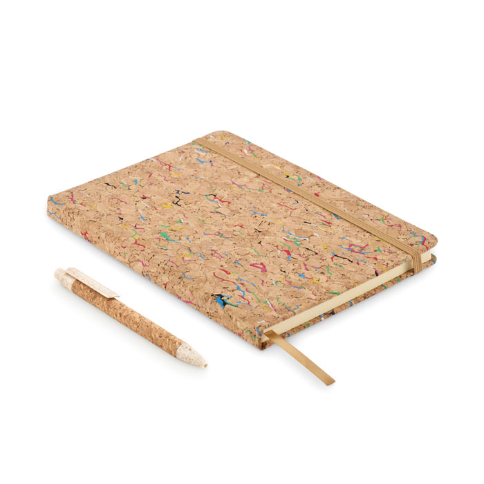 Notebook A5 in sughero colorato