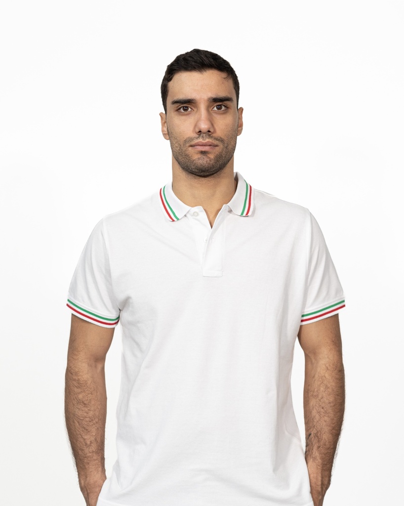 POLO UOMO TRICOLORE